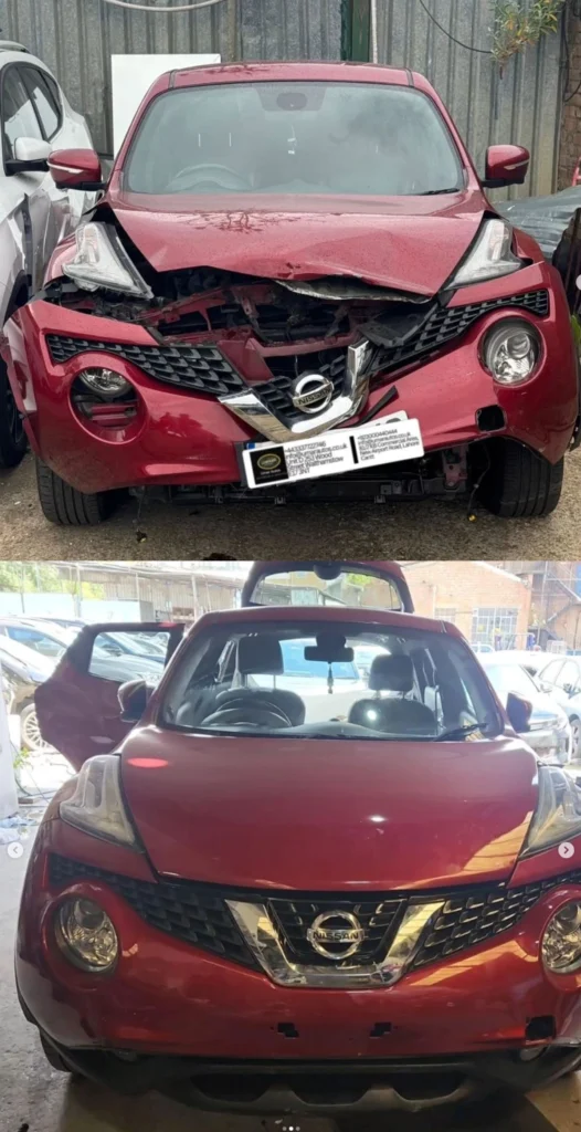 Before and After Car body Repair 2